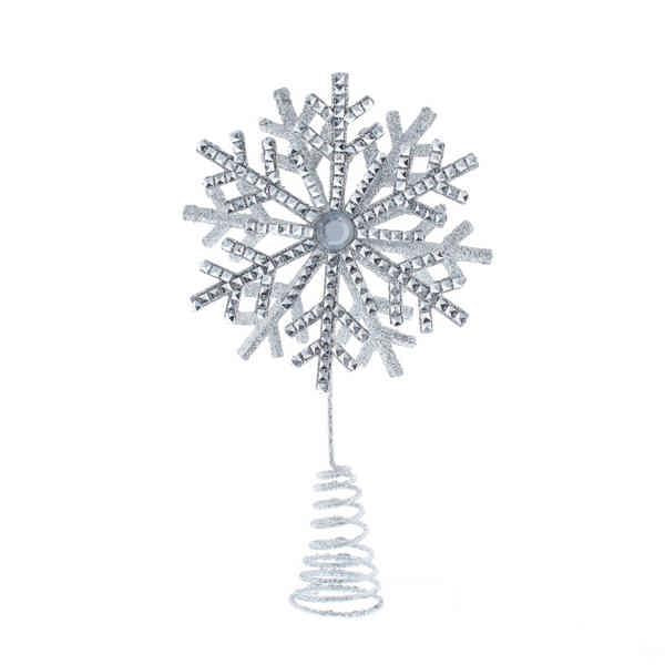 Tree Topper - Silver Snowflake