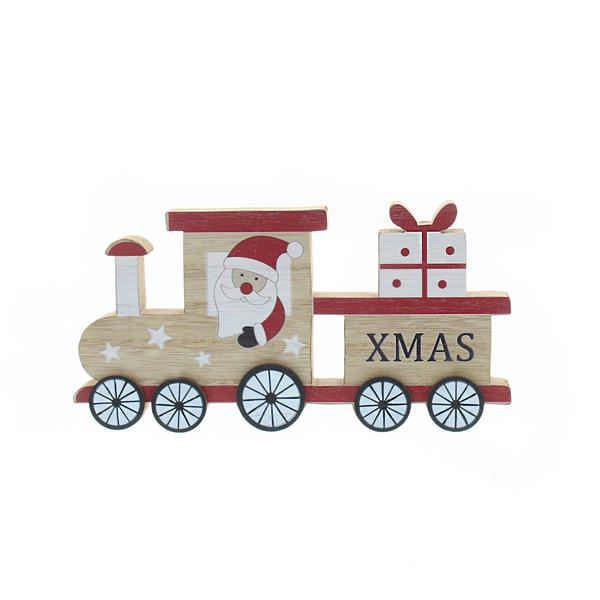 Wooden Xmas Tree Train