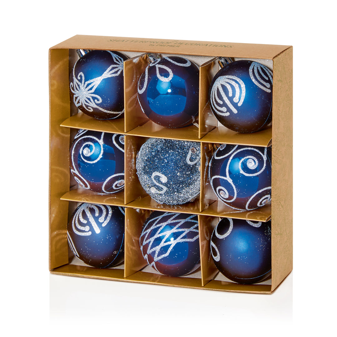 Baubles - Patterned Baubles in Box