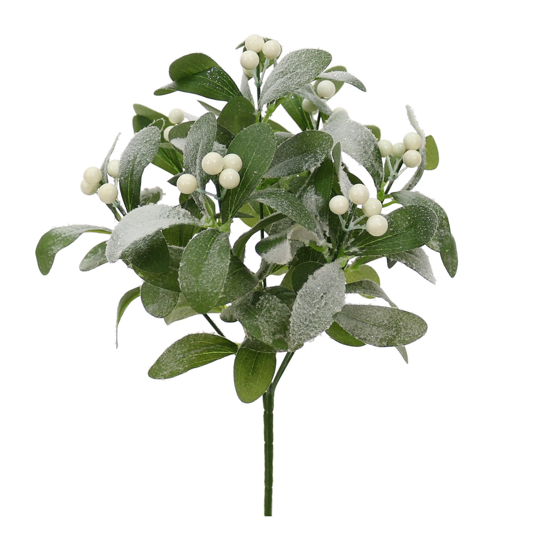 Pick - Frosted Mistletoe Pick